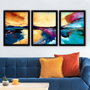 Wallity Cuadro Decorativo Enmarcado Desconocido (3 Piezas)